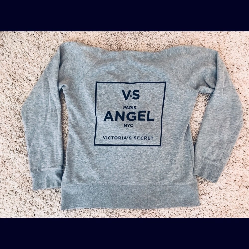 VS Angel grey zip up hoodie